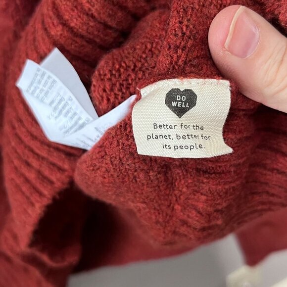 Madewell Bobble Colburne Cardigan Sweater Textured Merino Wool Blend Yarn - S - Picture 5 of 7